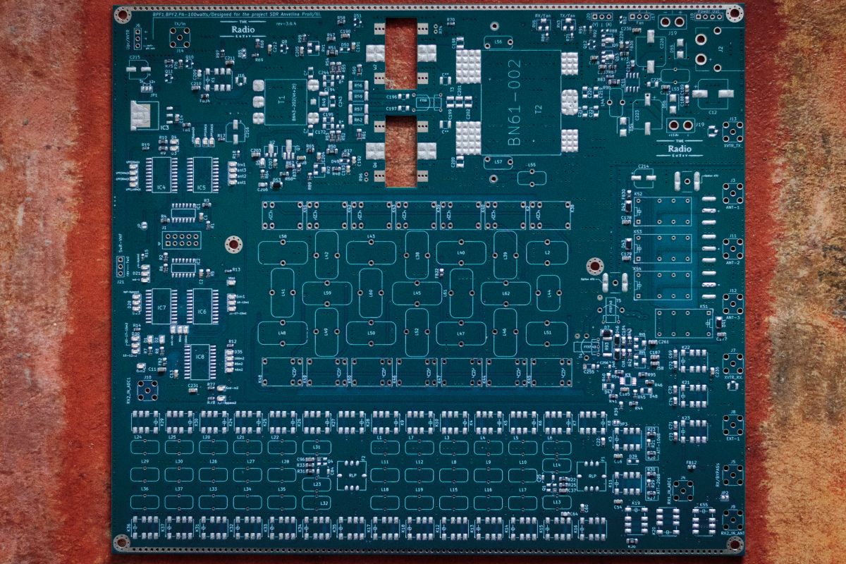 BPF/PA partly soldered board ver.3.6.4