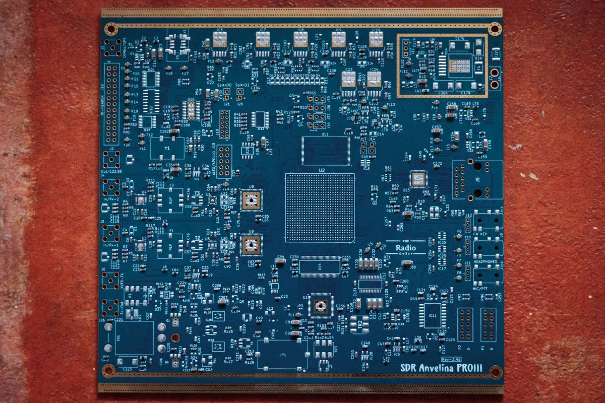 SDR Anvelina partly soldered board ver.3.4E